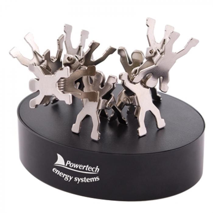 Gymnast Clips On Oval Paperweight / Magnetic Base