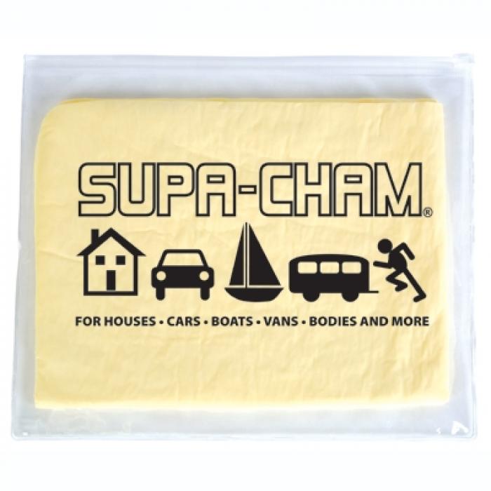 Supa Cham Chamois/Body Towel In Pvc Zipper Pouch