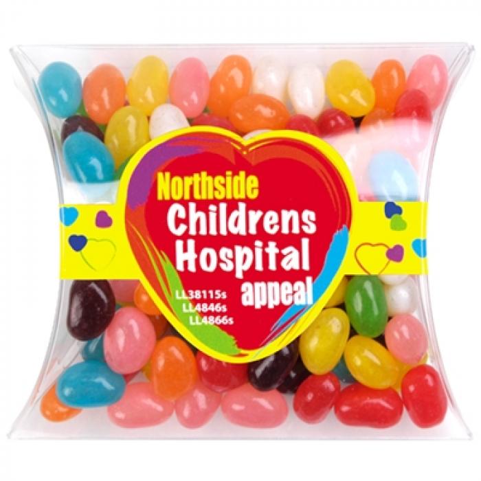 Assorted Colour Jelly Beans In Pillow Packs