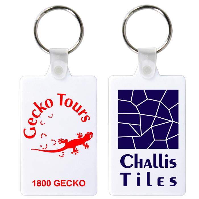 Rectangular Flexible PVC Keytag