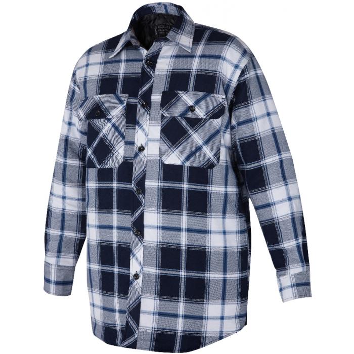 Open Front Quilted Shirt