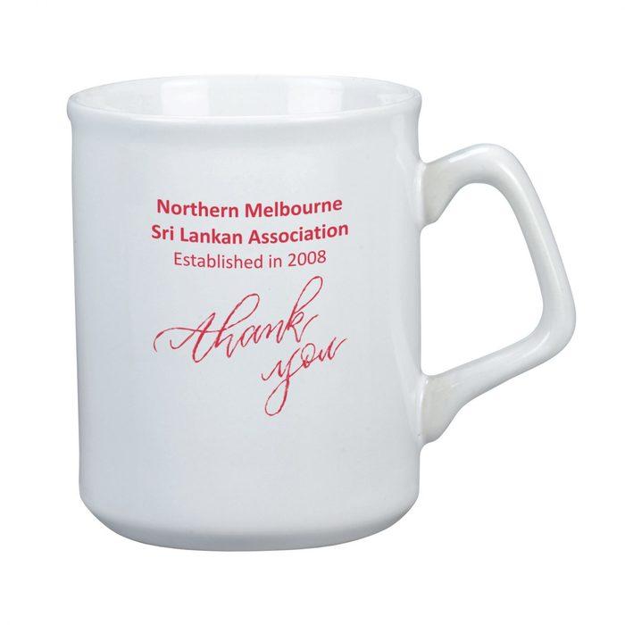 Solid White Ottawa Flared Mug