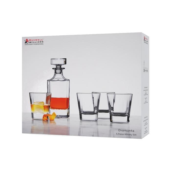 Maxwell & Williams Diamante Whisky 5pc Set