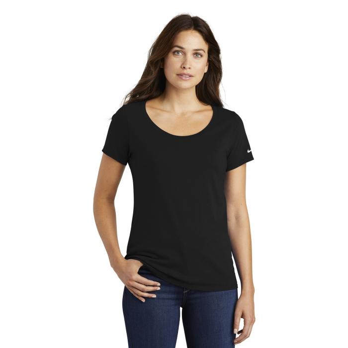 Nike Ladies Core Cotton Scoop Neck Tee
