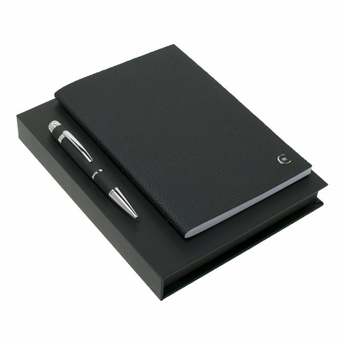 Set Cerruti 1881 Black (ballpoint Pen & Note Pad A5)