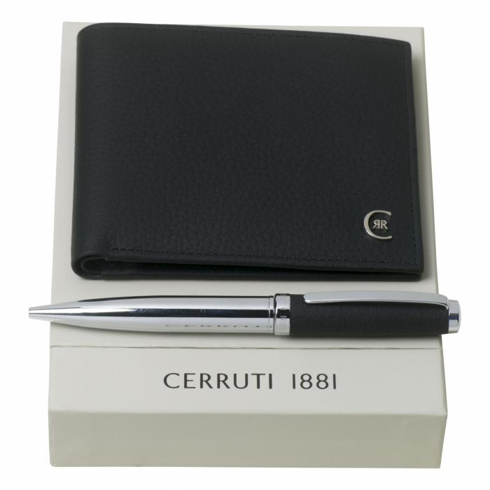 Set Hamilton Black (ballpoint Pen & Money Wallet)