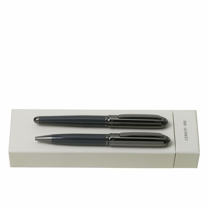 Set Miles Bleu (ballpoint Pen & Rollerball Pen)