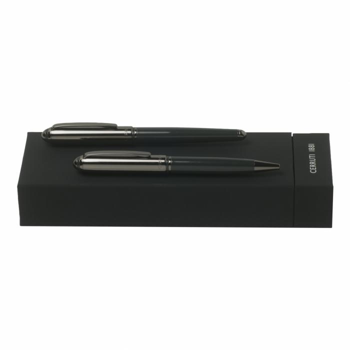 Set Miles Bleu (ballpoint Pen & Rollerball Pen)