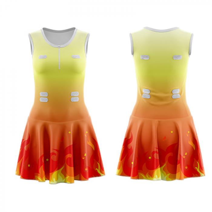 Womens Full-Skirt Netball Dress
