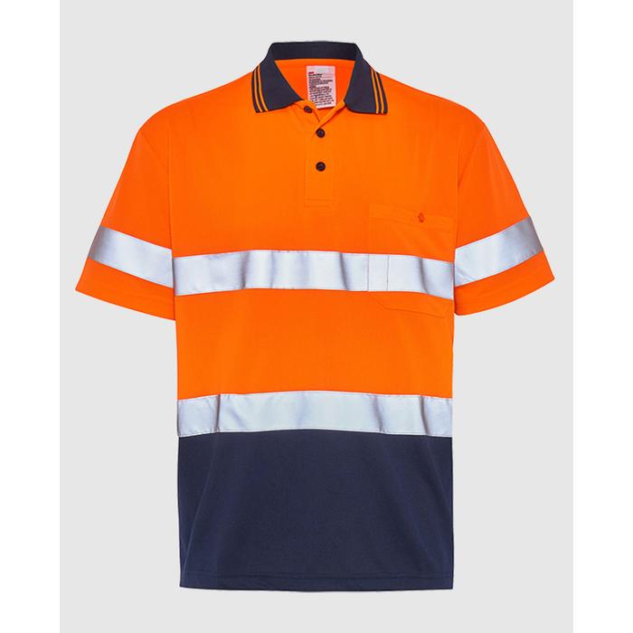 Hi-Vis Day / Night Short Sleeve Cool Breathe Safety Polo
