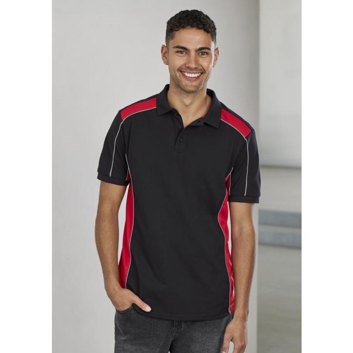 Unisex Grid Short Sleeve Polo