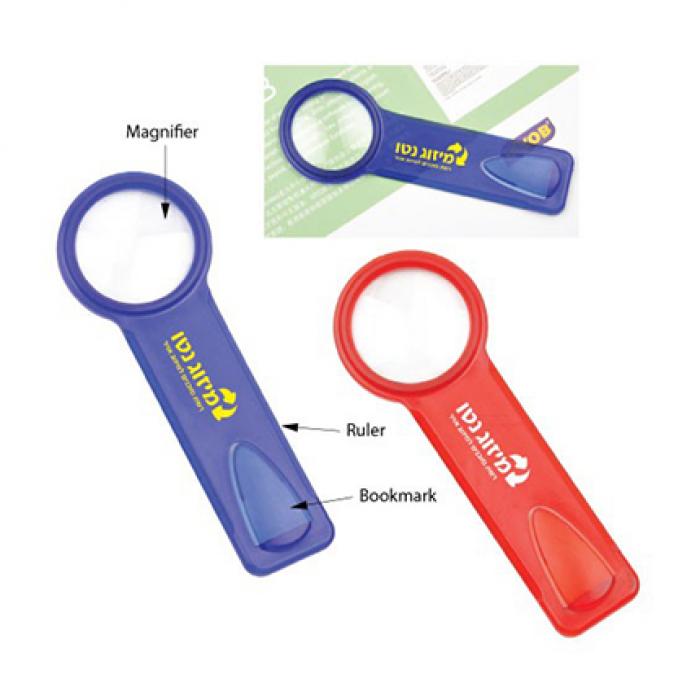 Bookmark with Magnifier & Ruler