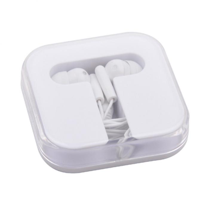 Earbuds in Square Case