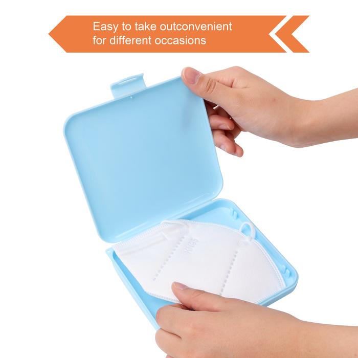 Square Portable Mask Case 