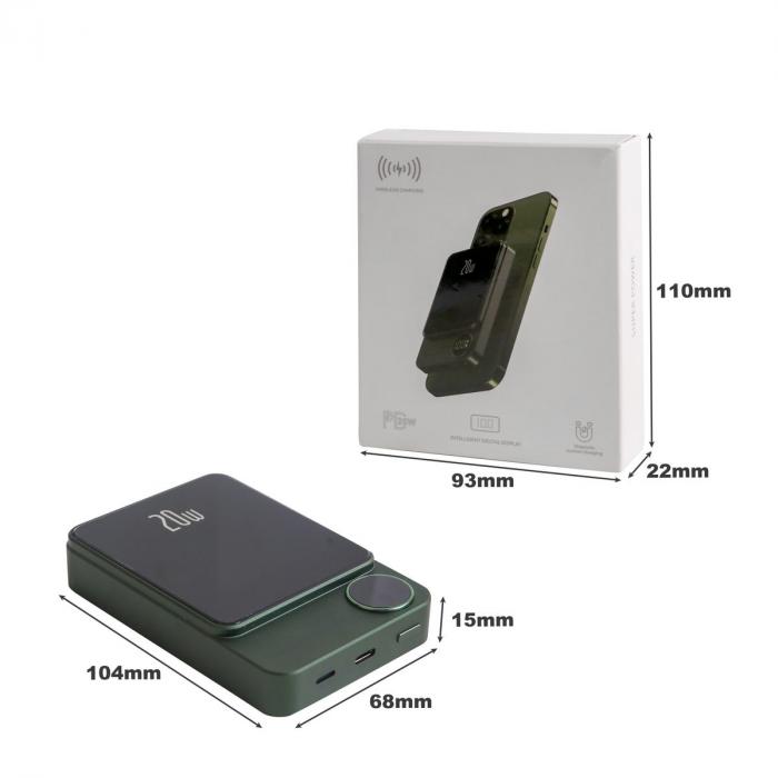 10000mAh Magnetic Wireless Power Bank