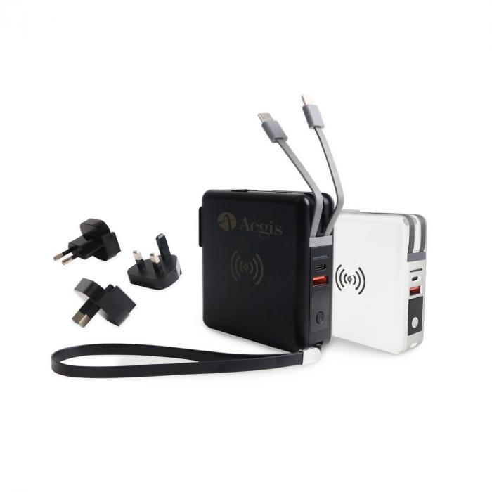 10000mAh Wireless Travel Power Bank
