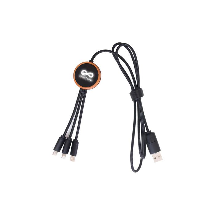 Long Light Up Charging Cable - Round Shape