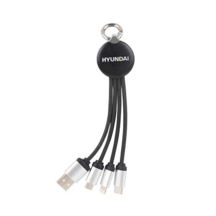 Round Shaped Light Up Charge Cable
