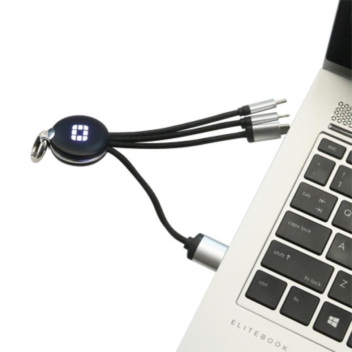 Round Shaped Light Up Charge Cable