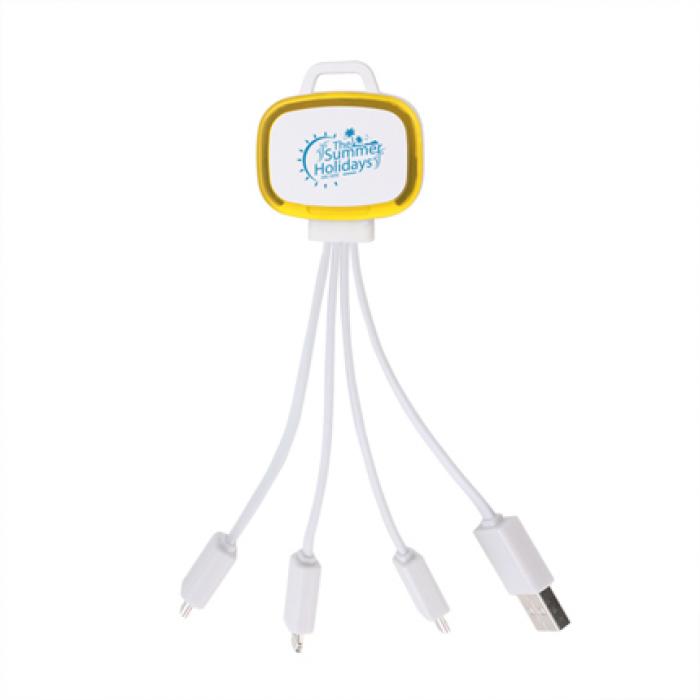 3 in 1 charging cable with light up