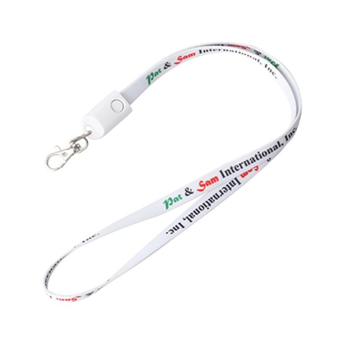 Polyester Lanyard Charging Cable