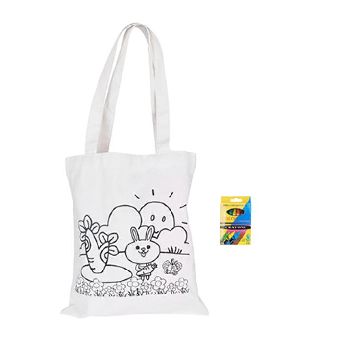 Large Colouring Bag with Crayons