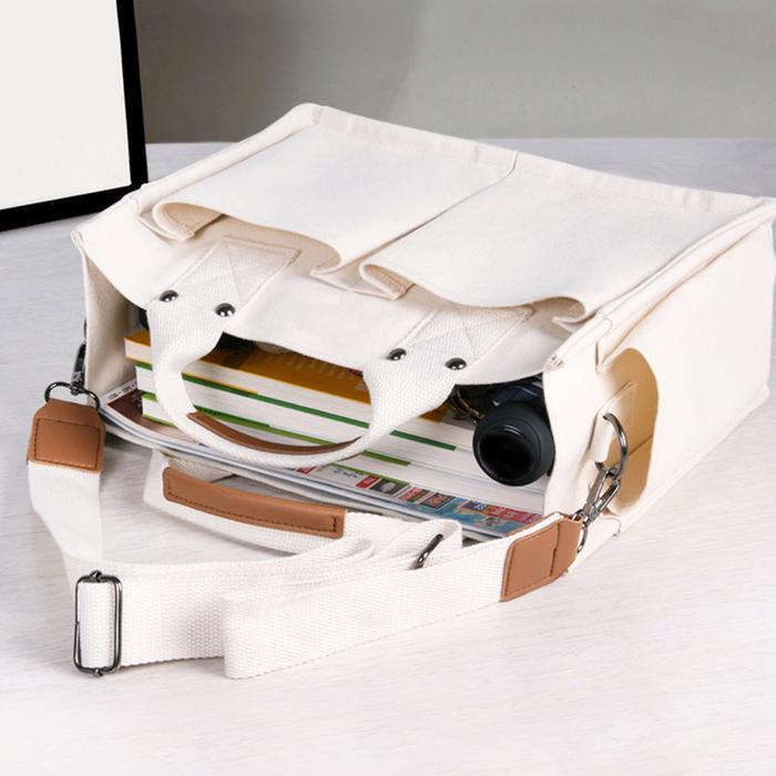 Canvas Tote Bag with Straps