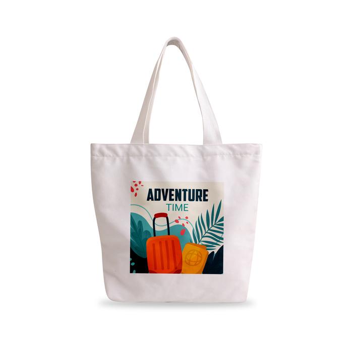 Velvet Tote Bag-Full colour both side