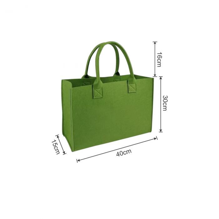 Customizable Felt Tote Bag