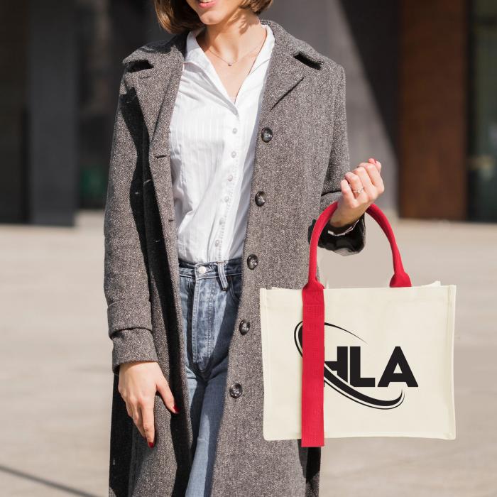 Horizontal Canvas Tote Bag