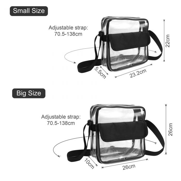 Clear Shoulder Crossbody Bag