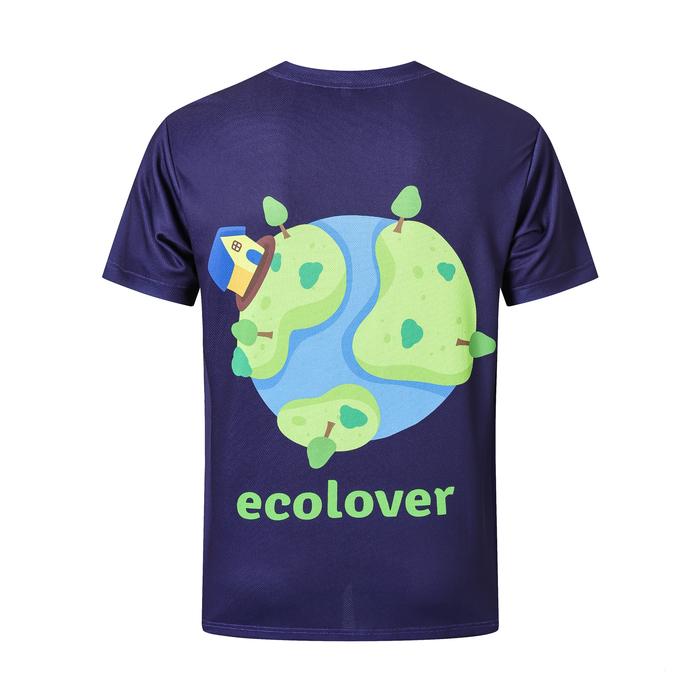 Unisex Adults RPET Sublimated V-collar Tee Shirt