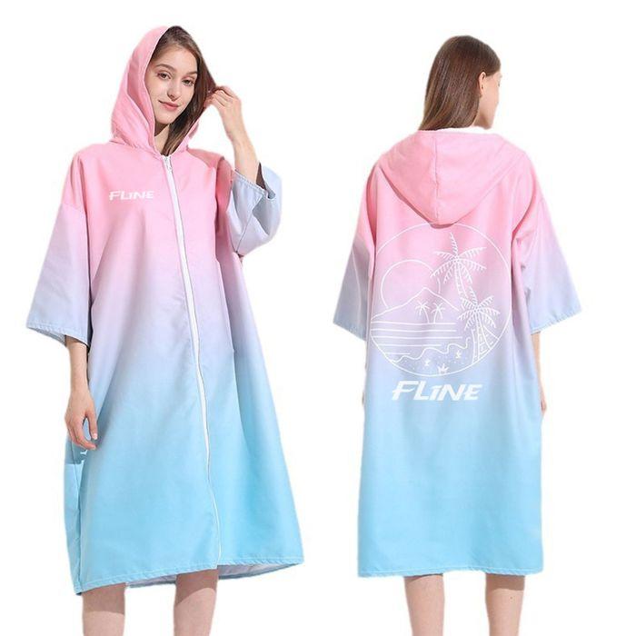 100%Microfibre Sublimation Hooded Change Towel with Zip