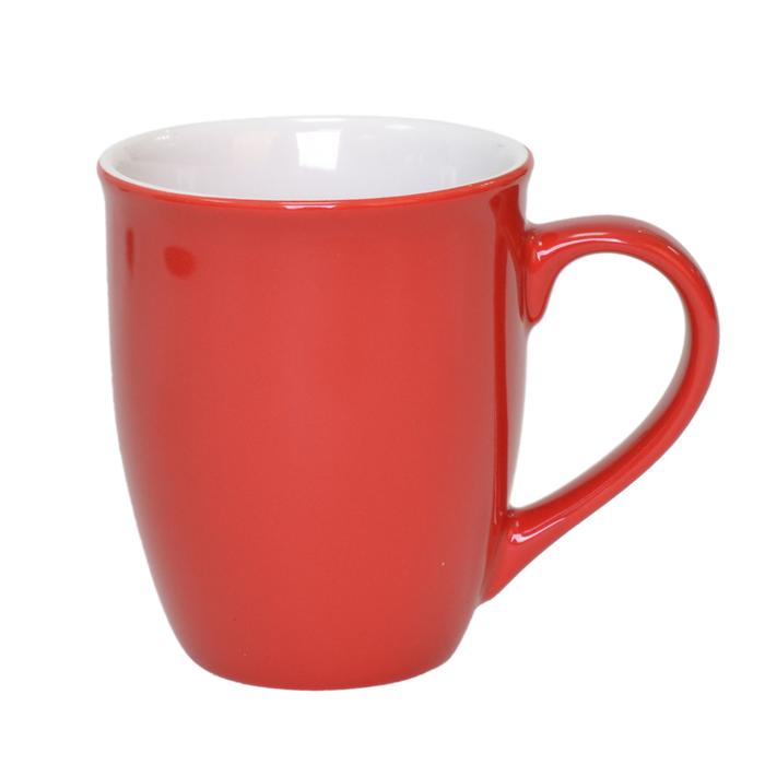 300ml Glencoe Mug Red/White