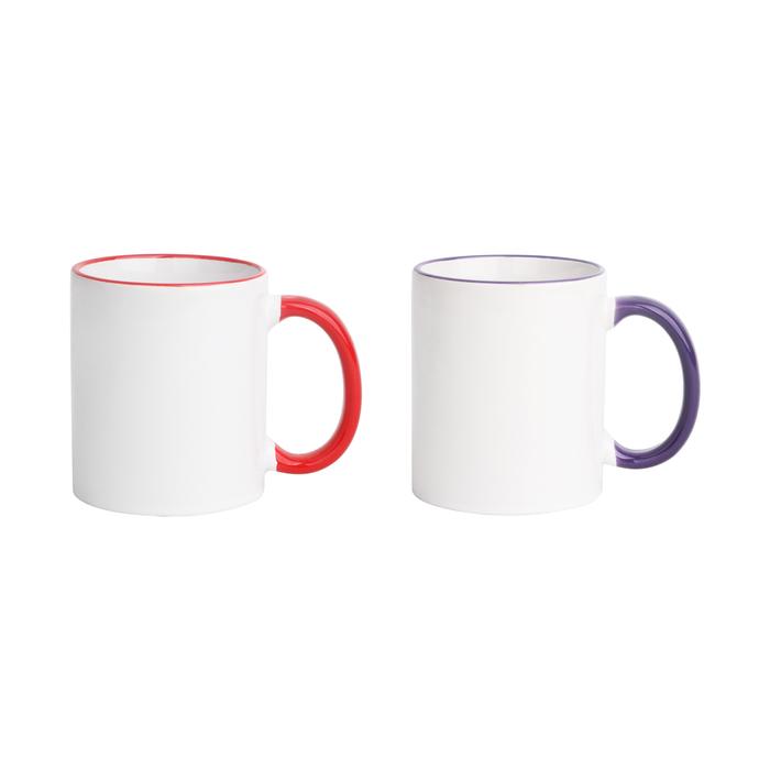 300ml Halo Mug Purple/Red