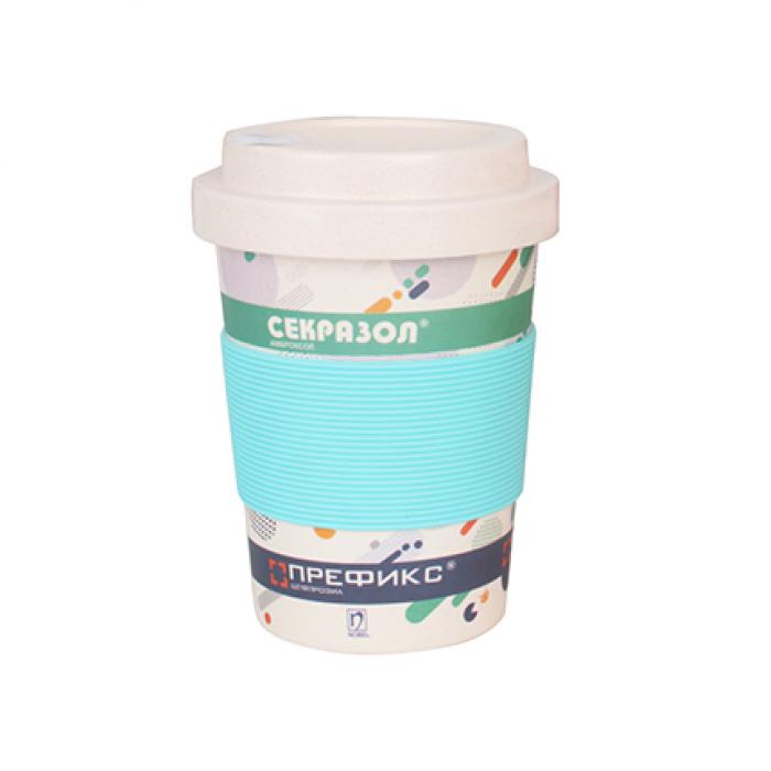 350ml Reusable Bamboo Coffee Cup with Screw Lid