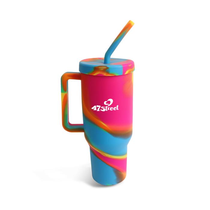 1200ml Custom Silicone Cup with Handle