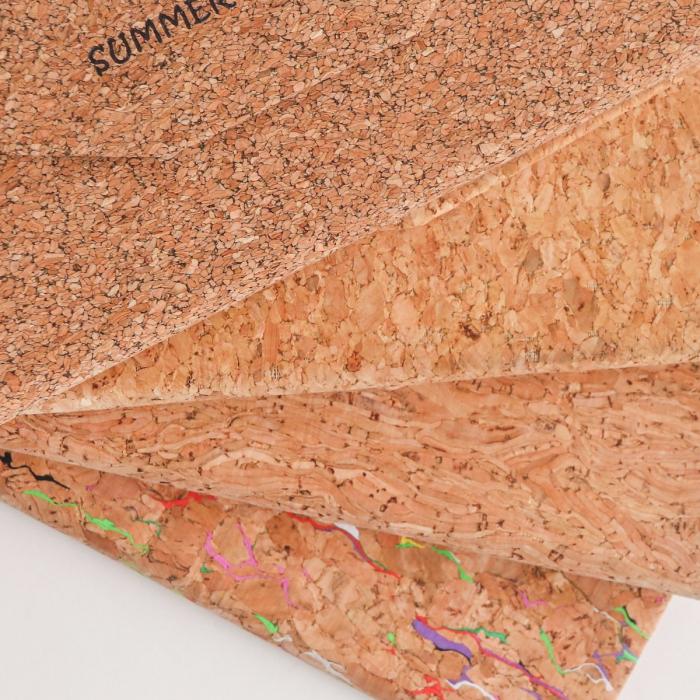 Foldable Cork Glasses Case