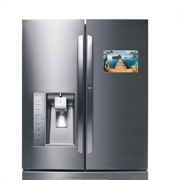 Custom Shaped Fridge Magnet 210x148mm