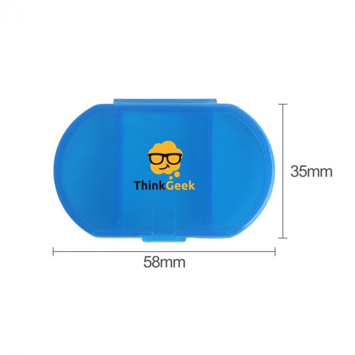 3 Compartments Pill Box