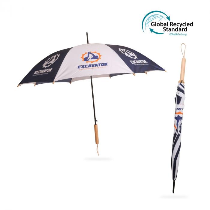 Regular straight umbrella-Eco Friendly RPET