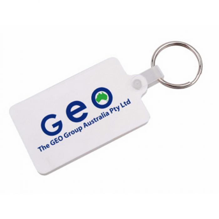 Rectangular Durasoft Keyring
