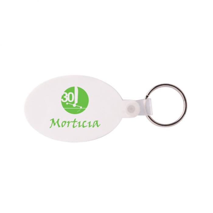 Oval Durasoft Keyring