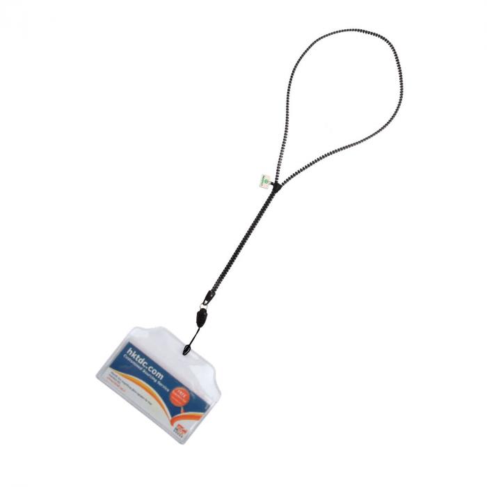 Zipper Lanyard with PVC Tag