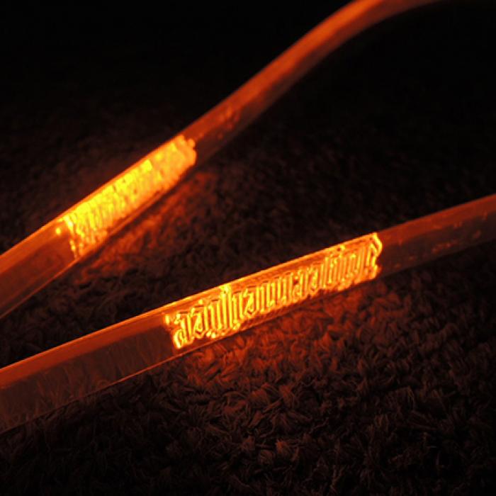 LED Lanyard with illuminating Cable