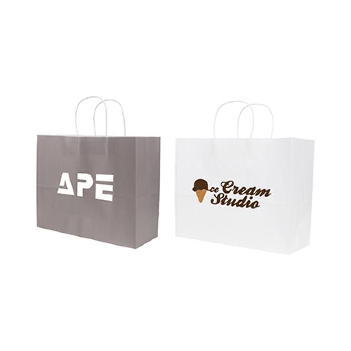 Twisted Handle Kraft Paper Bag(320x250x110mm)