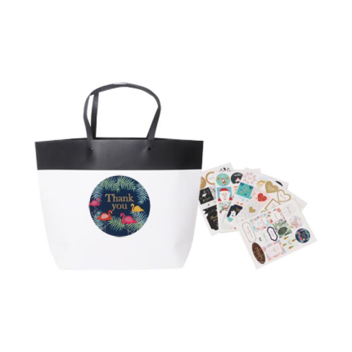 Medium Black&White Boutique Paper Bag(370 x 280 x 100mm)