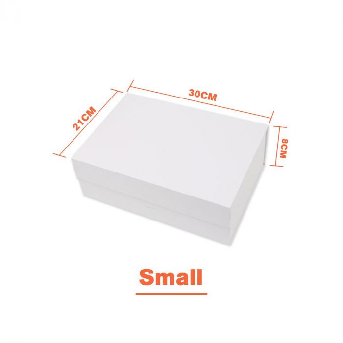 Small Foldable Magnetic Box with Ribbon