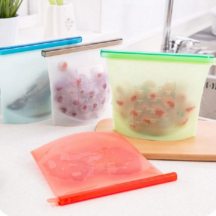 Silicone Reusable Storage Pouch - 1000ML