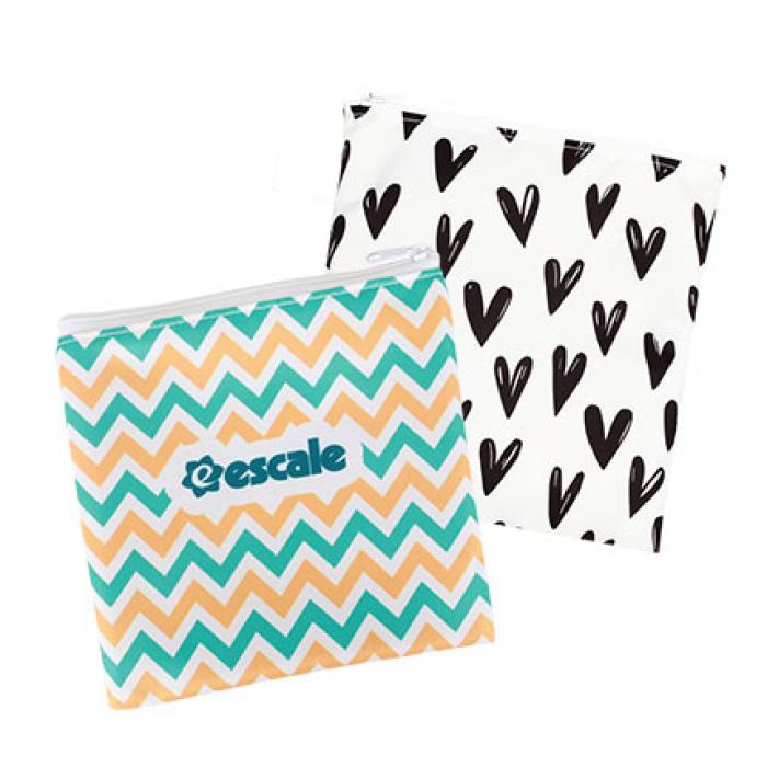 Reusable Food Pouch With Zipper Closure